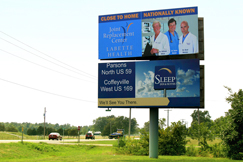 Identify with well-maintained billboards while on the go!
